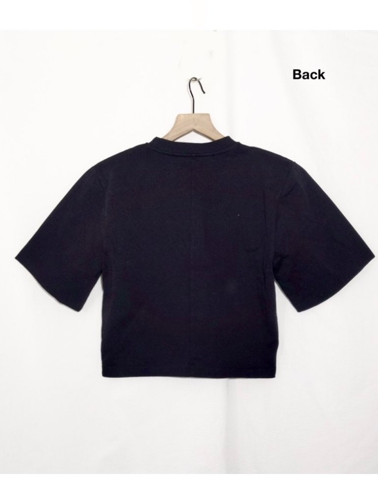 Radh Crop Top Sample In Black - Xs - Nwot — image 4 of 4